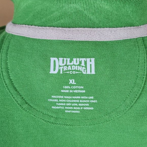 Duluth Trading Co Solid Green Polo Size XL - Picture 6 of 7
